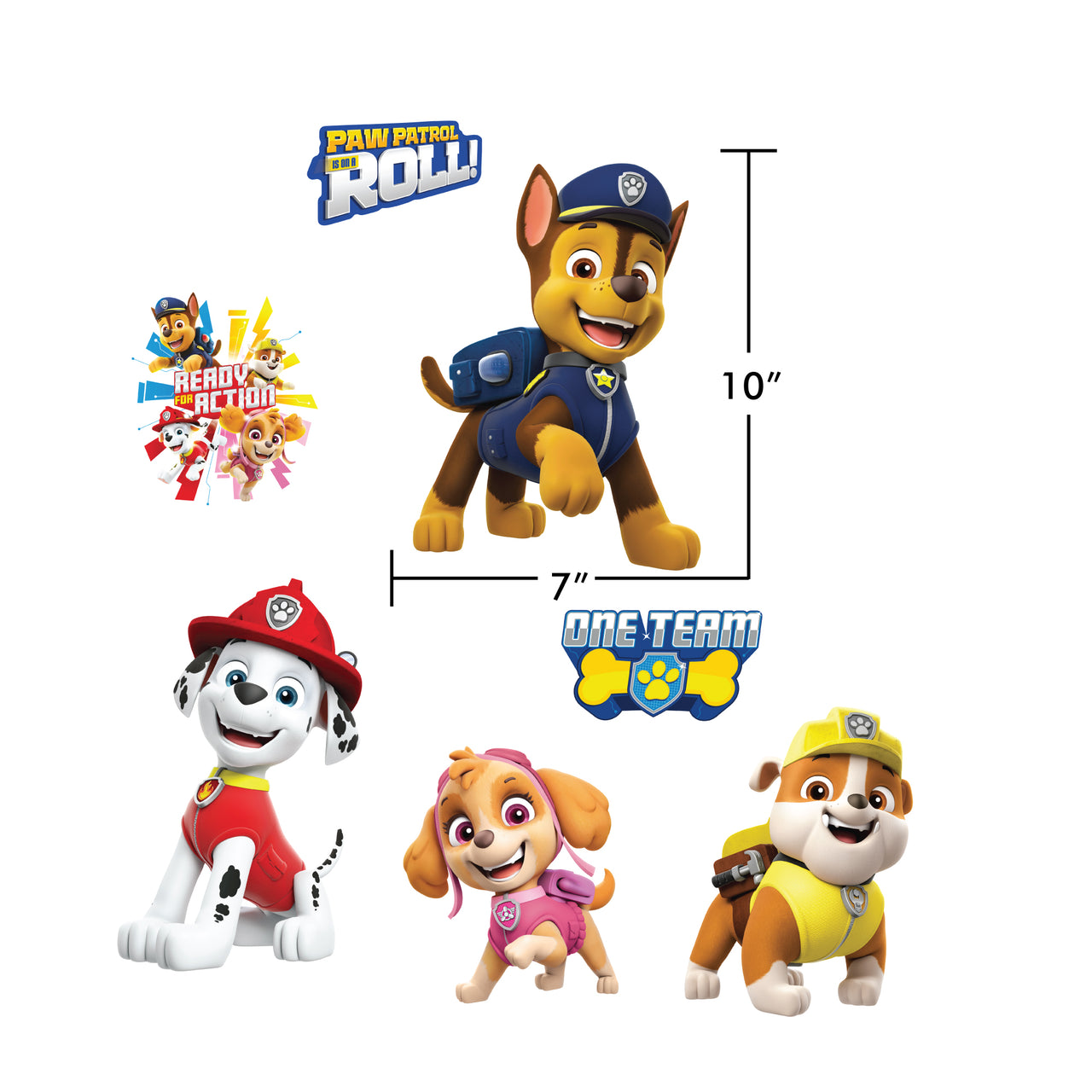 Paw Patrol Group Wall Decals
