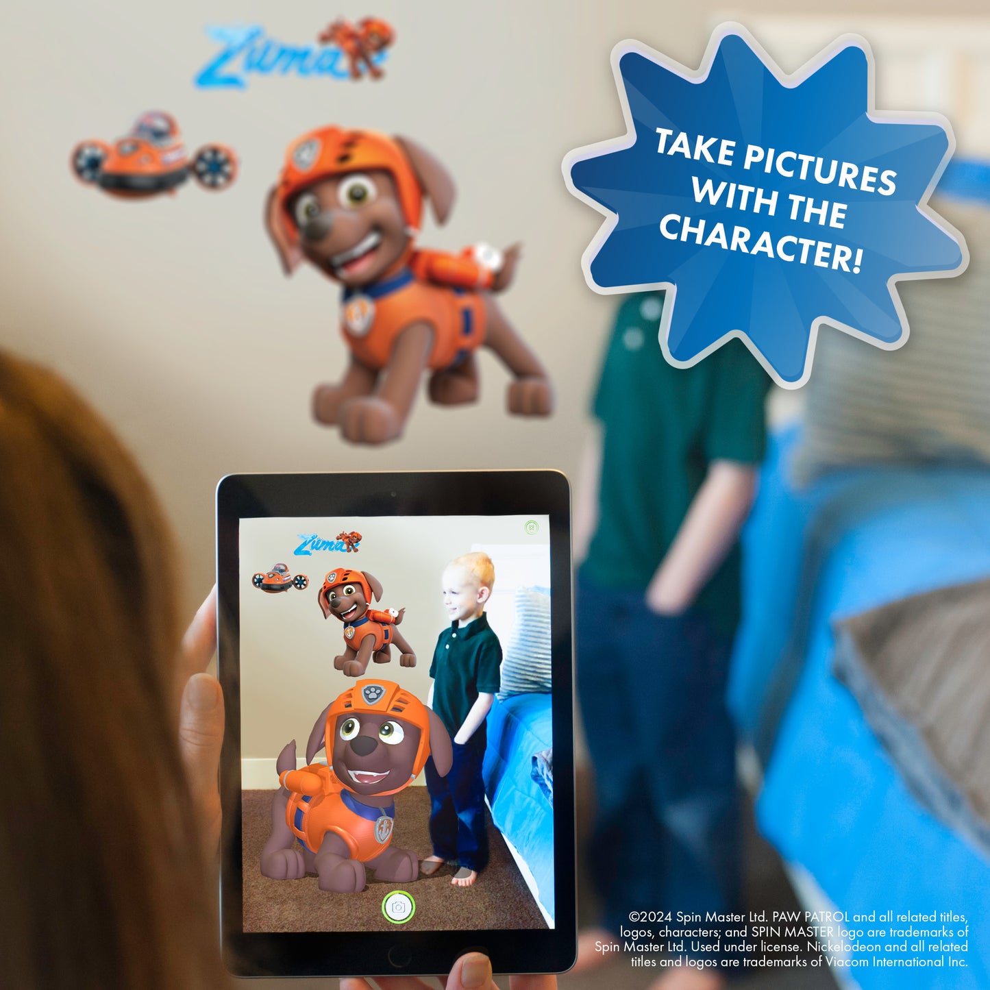Paw Patrol Zuma Interactive Wall Decal