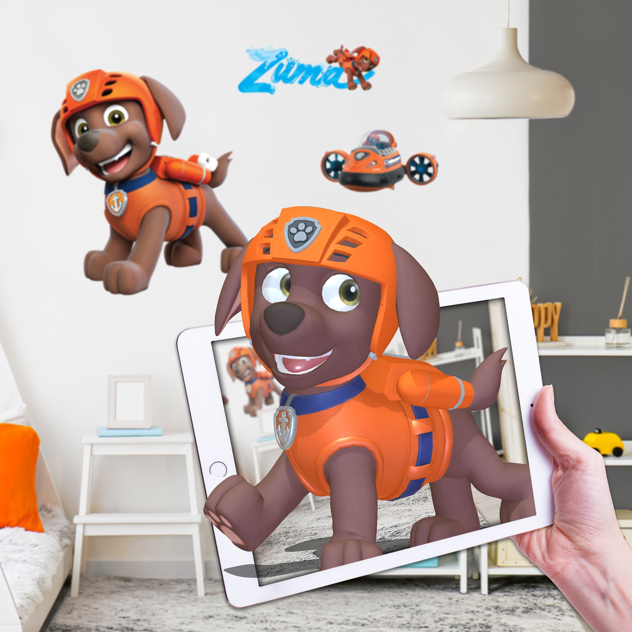 Paw Patrol Zuma Interactive Wall Decal – Decalcomania