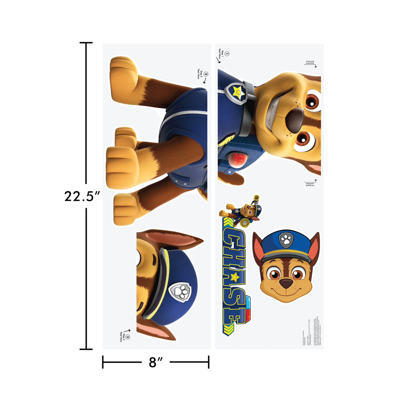 Paw Patrol Chase Wall Decal