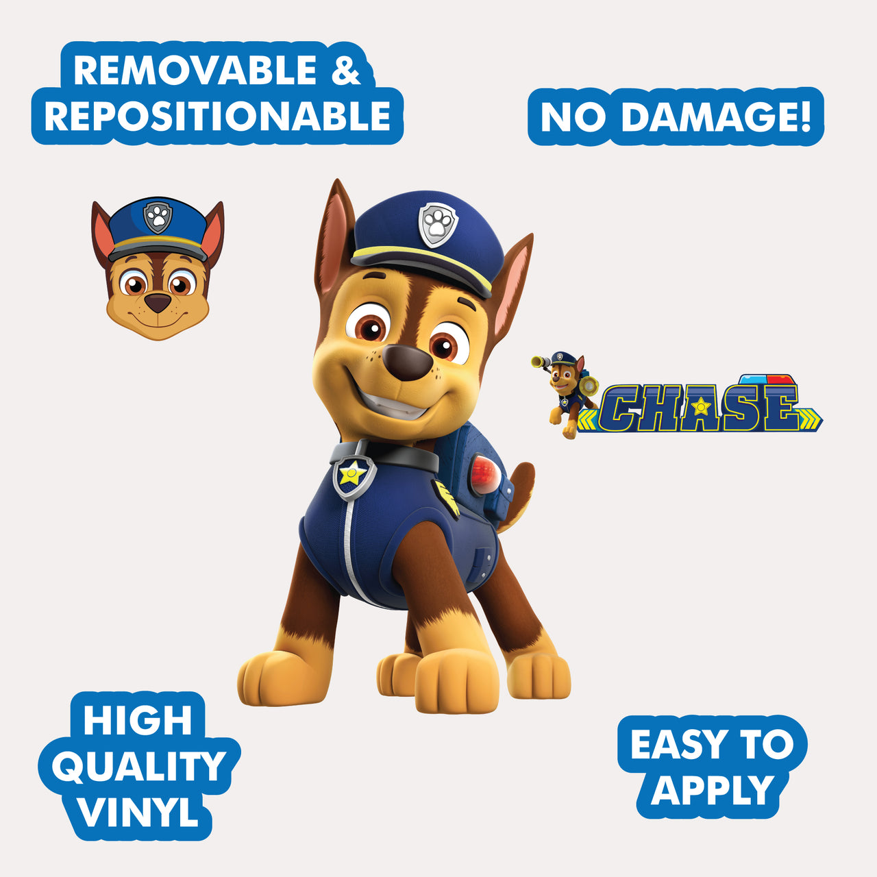 Paw Patrol Chase Wall Decal