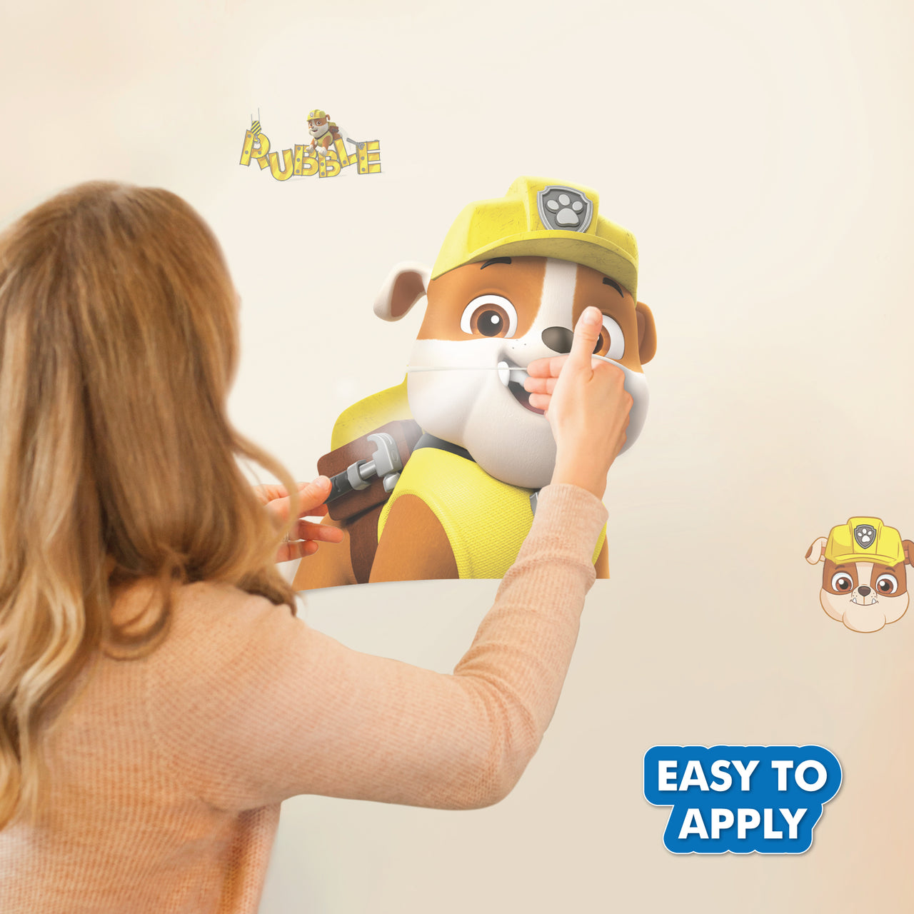 Paw Patrol Rubble Wall Decal