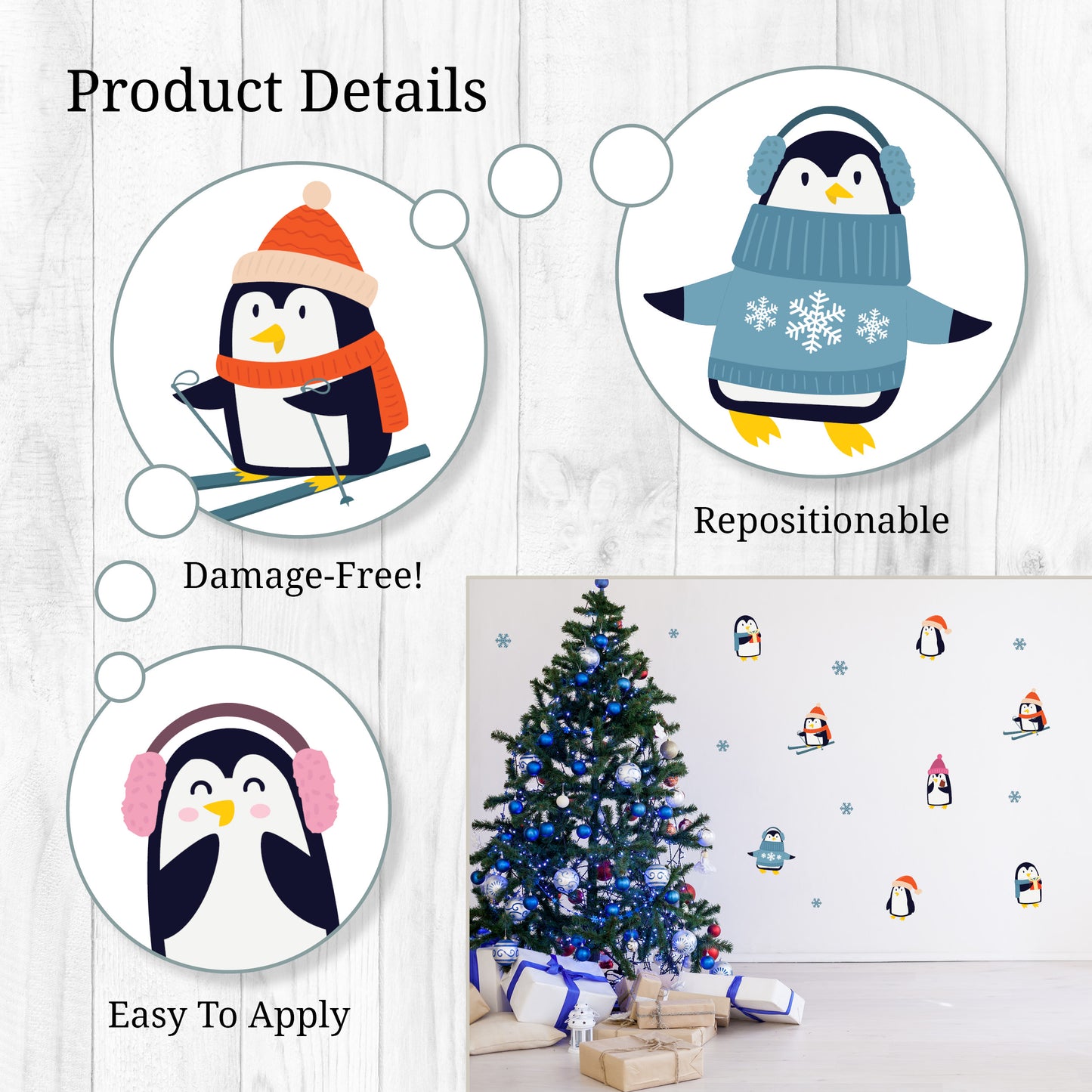 Penguins Wall Decals