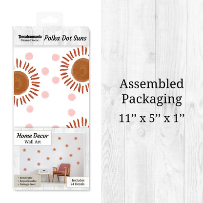 Polka Dot Sun Wall Decals