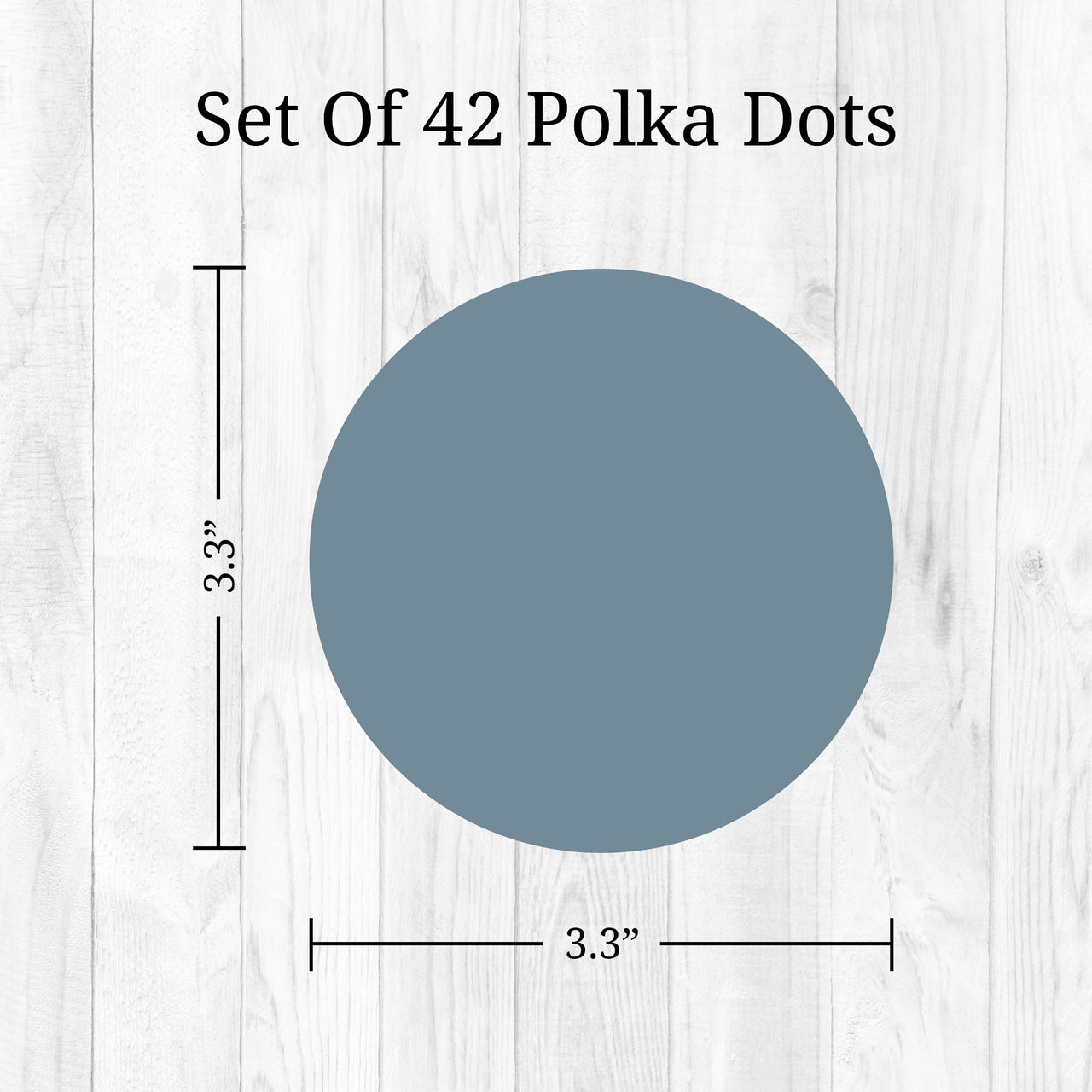 Neutral Polka Dots 3" Wall Decals