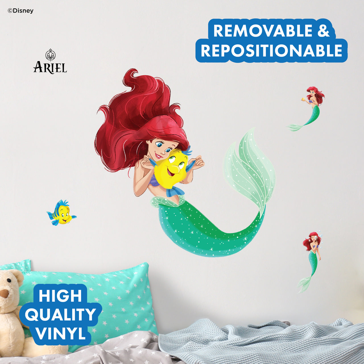 Little Mermaid Princess Ariel Wall Decal