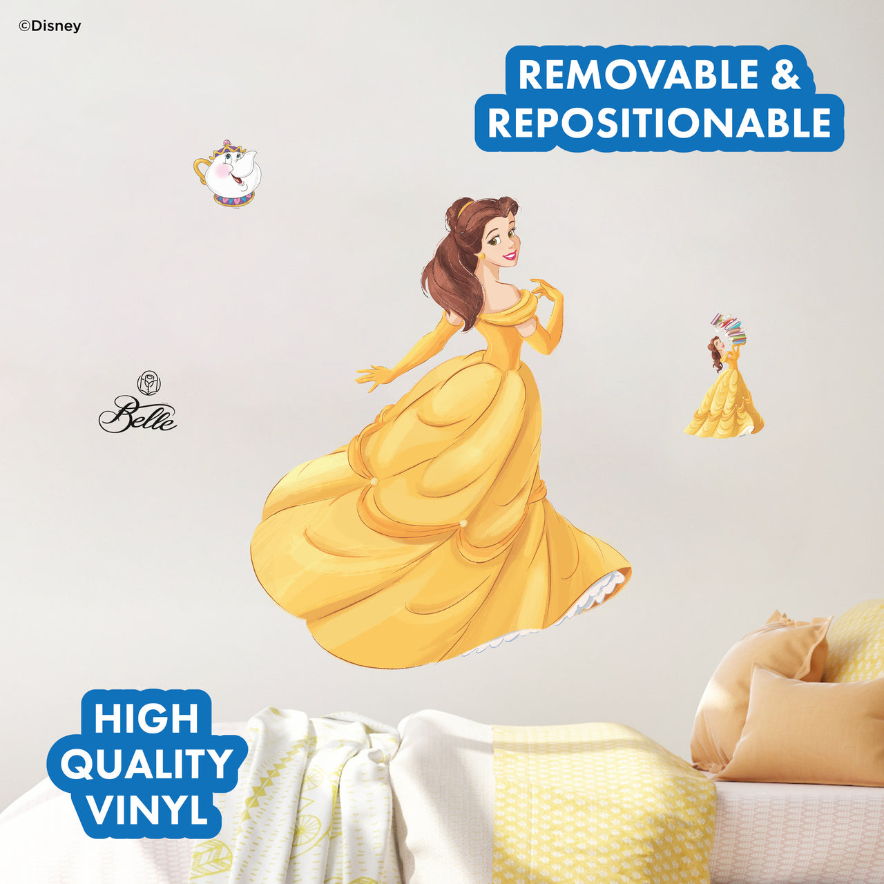 Beauty and the Beast Princess Belle Wall Decal