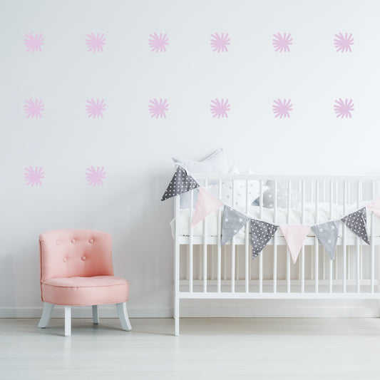 Purple Stars Wall Decals