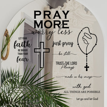 Religious Mirror Decals