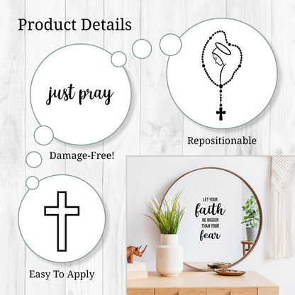 Religious Mirror Decals