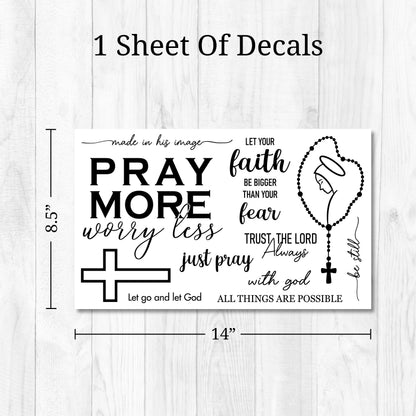 Religious Mirror Decals