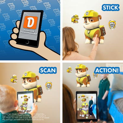Paw Patrol Rubble Interactive Wall Decal