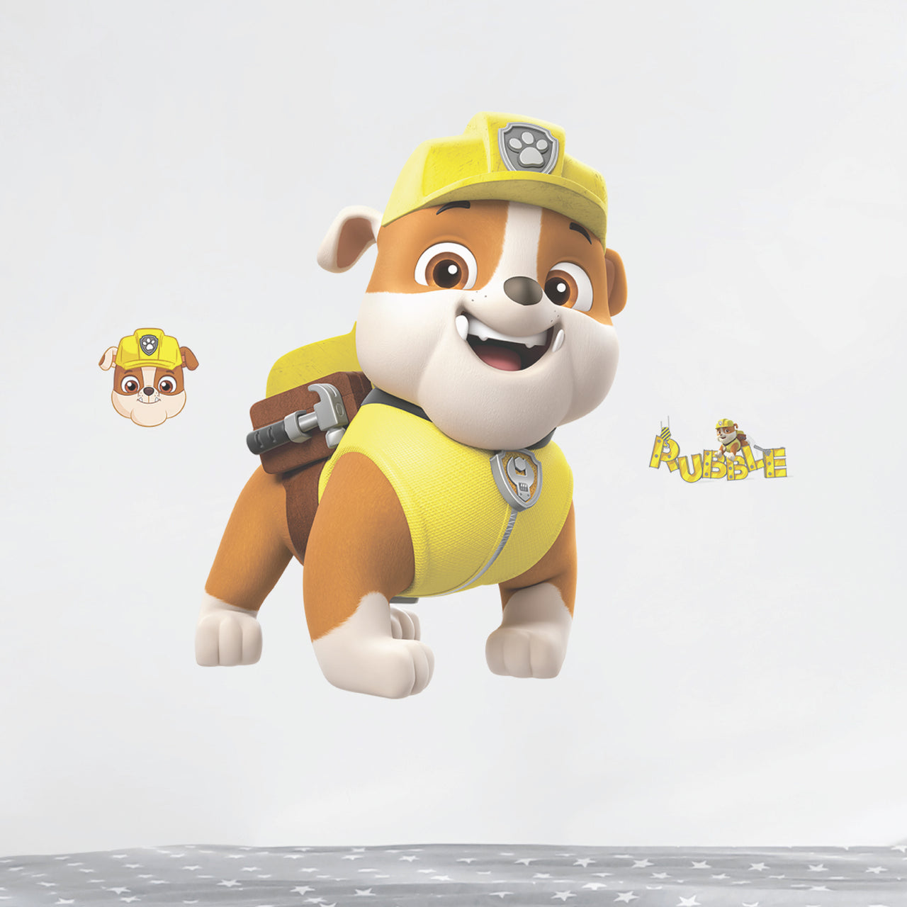 Paw Patrol Rubble Wall Decal