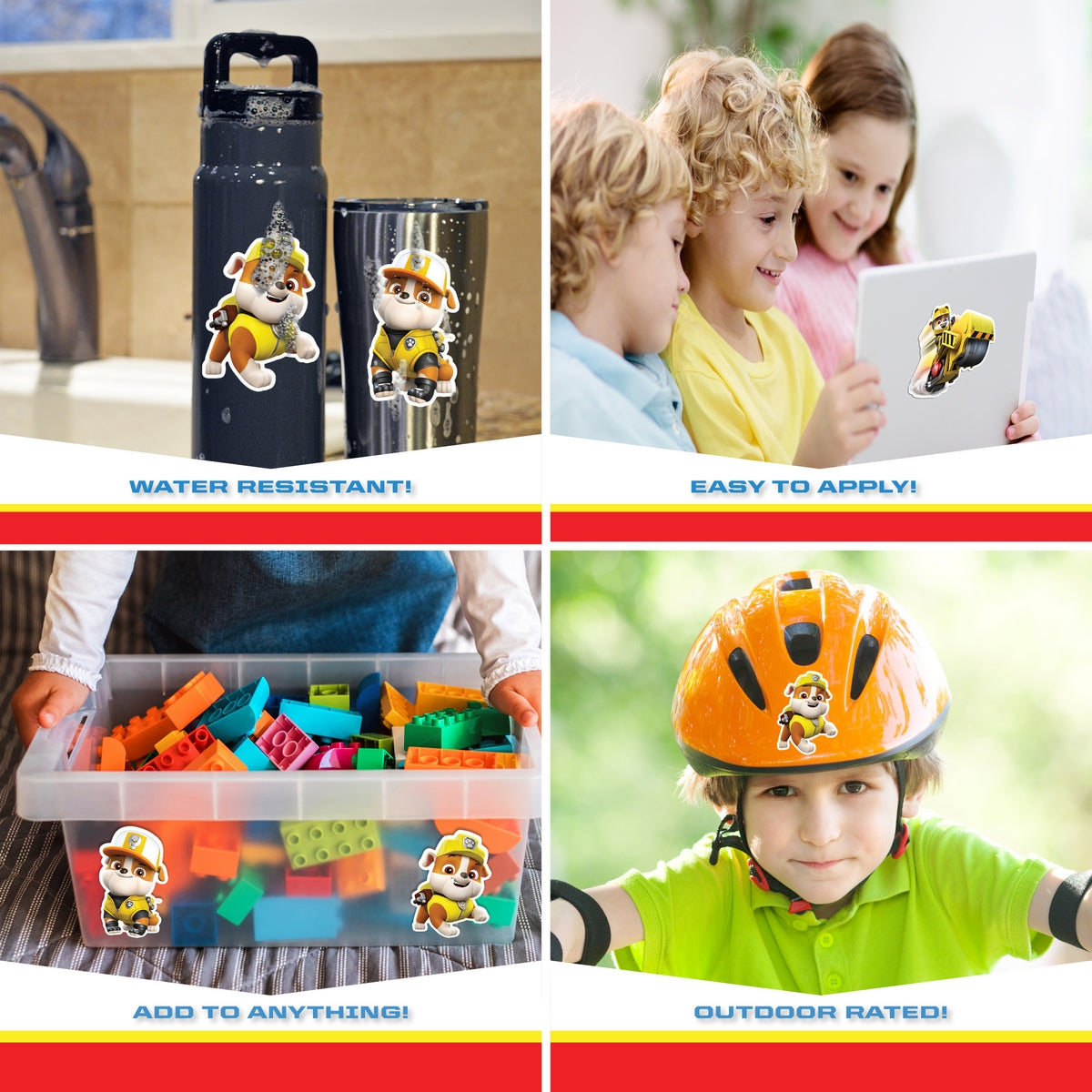 Paw Patrol Rubble Decals