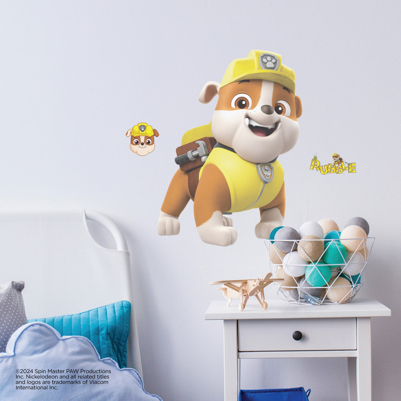 Paw Patrol Rubble Wall Decal