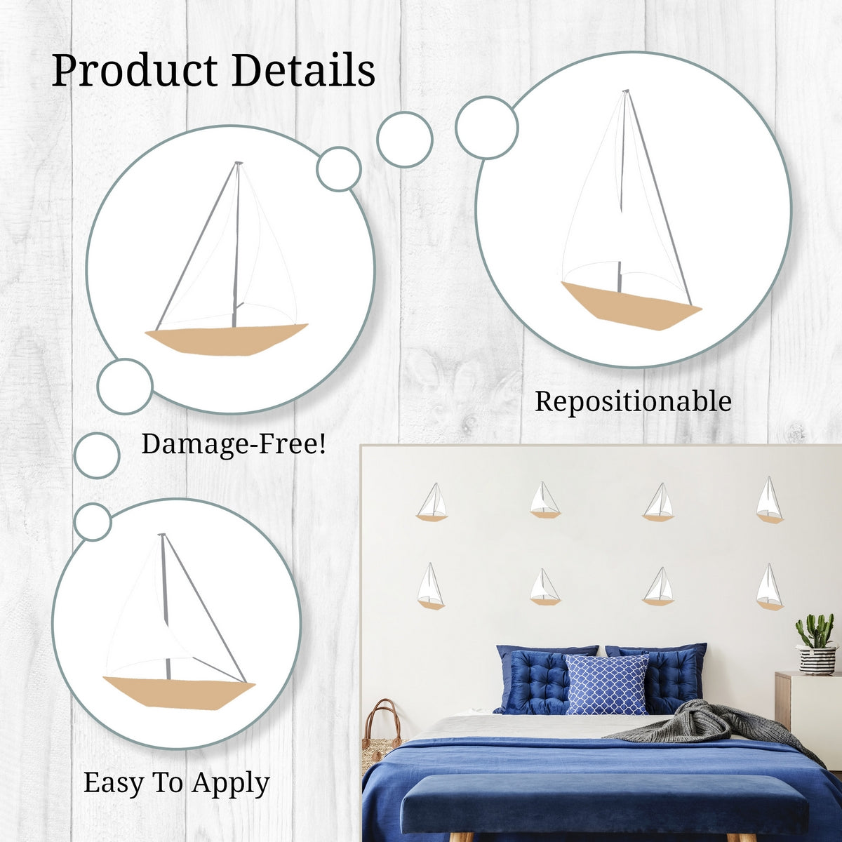 Sailboats Wall Decals