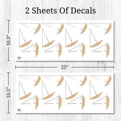 Sailboats Wall Decals