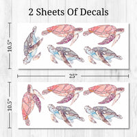 Thumbnail for Watercolor Turtles Wall Decals