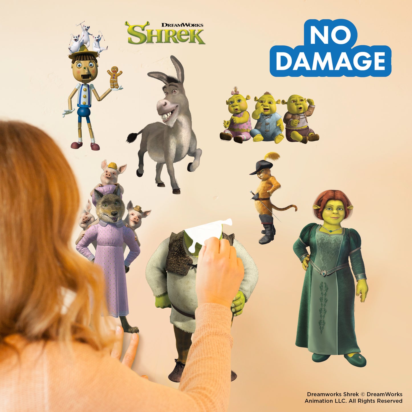 Shrek Group Wall Decal
