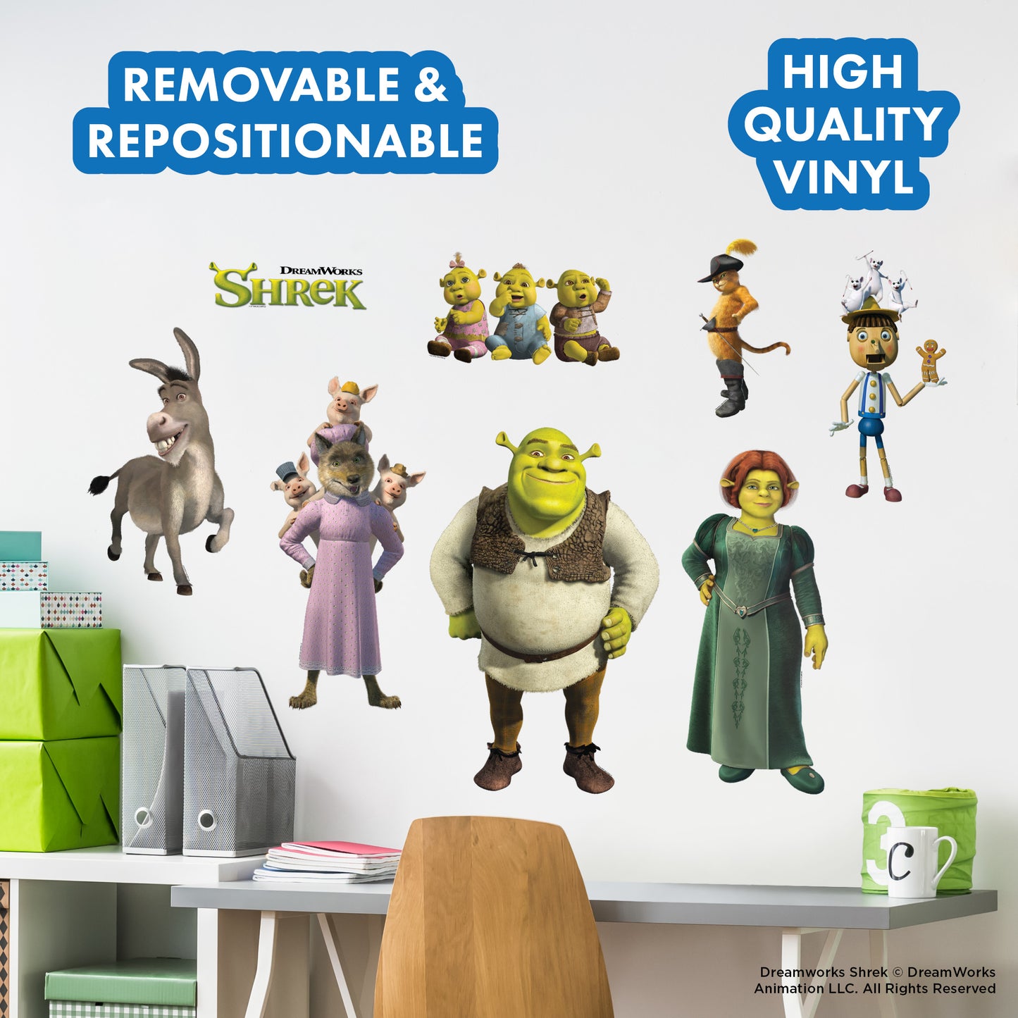 Shrek Group Wall Decal