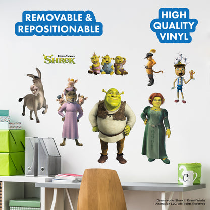 Shrek Group Wall Decal
