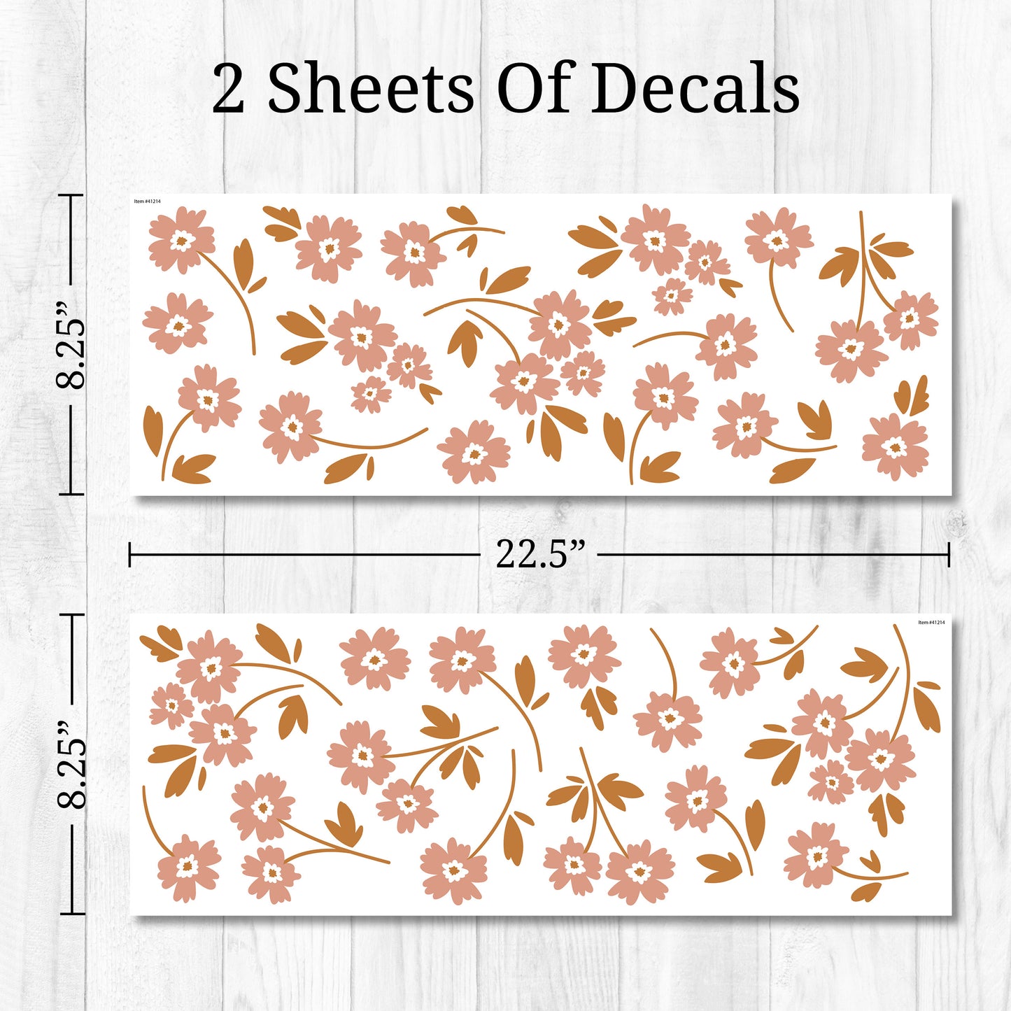 Boho Flowers Wall Decals