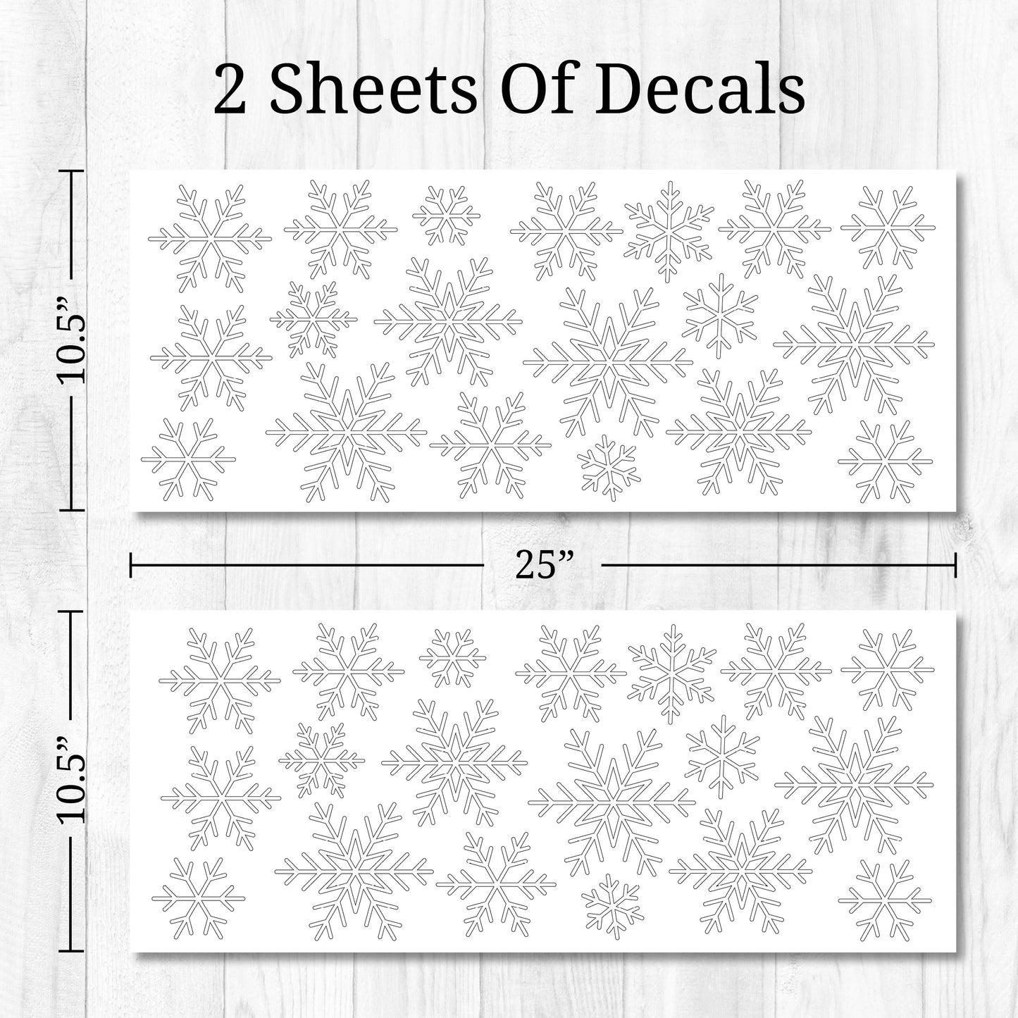 Snowflakes Wall Decals