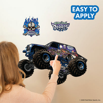 Monster Jam Son-Uva Digger Wall Decal