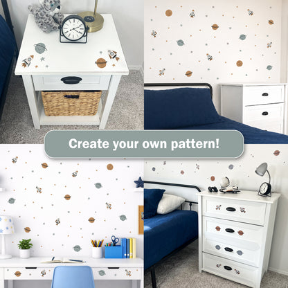 Galaxy Space Wall Decals