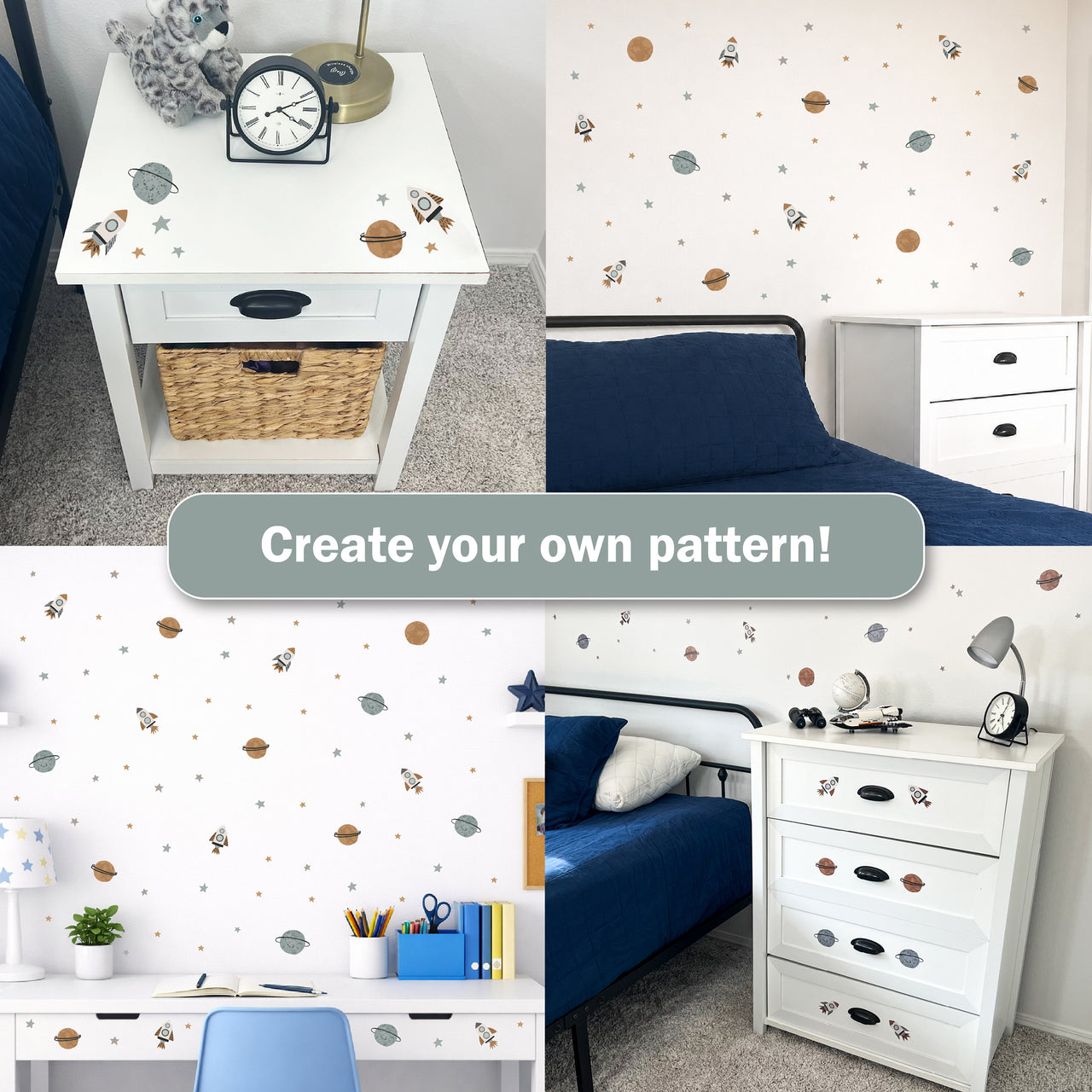 Galaxy Space Wall Decals