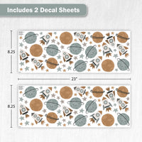 Galaxy Space Wall Decals