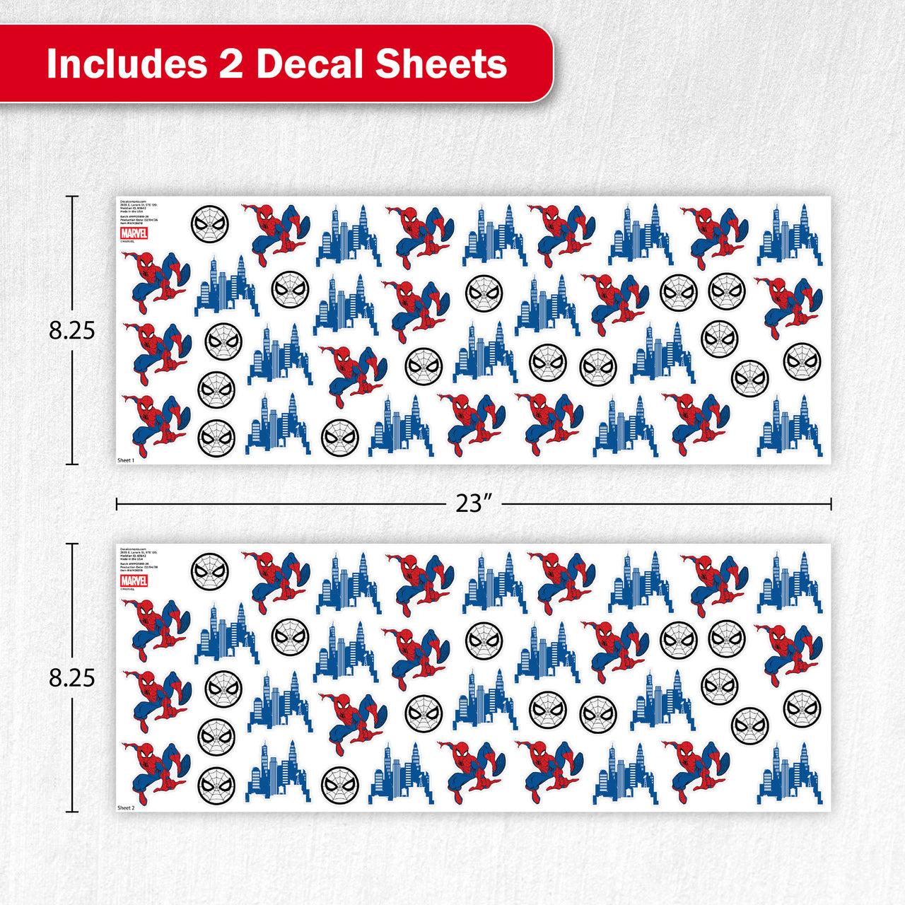 Spider-Man Decor Wall Decals