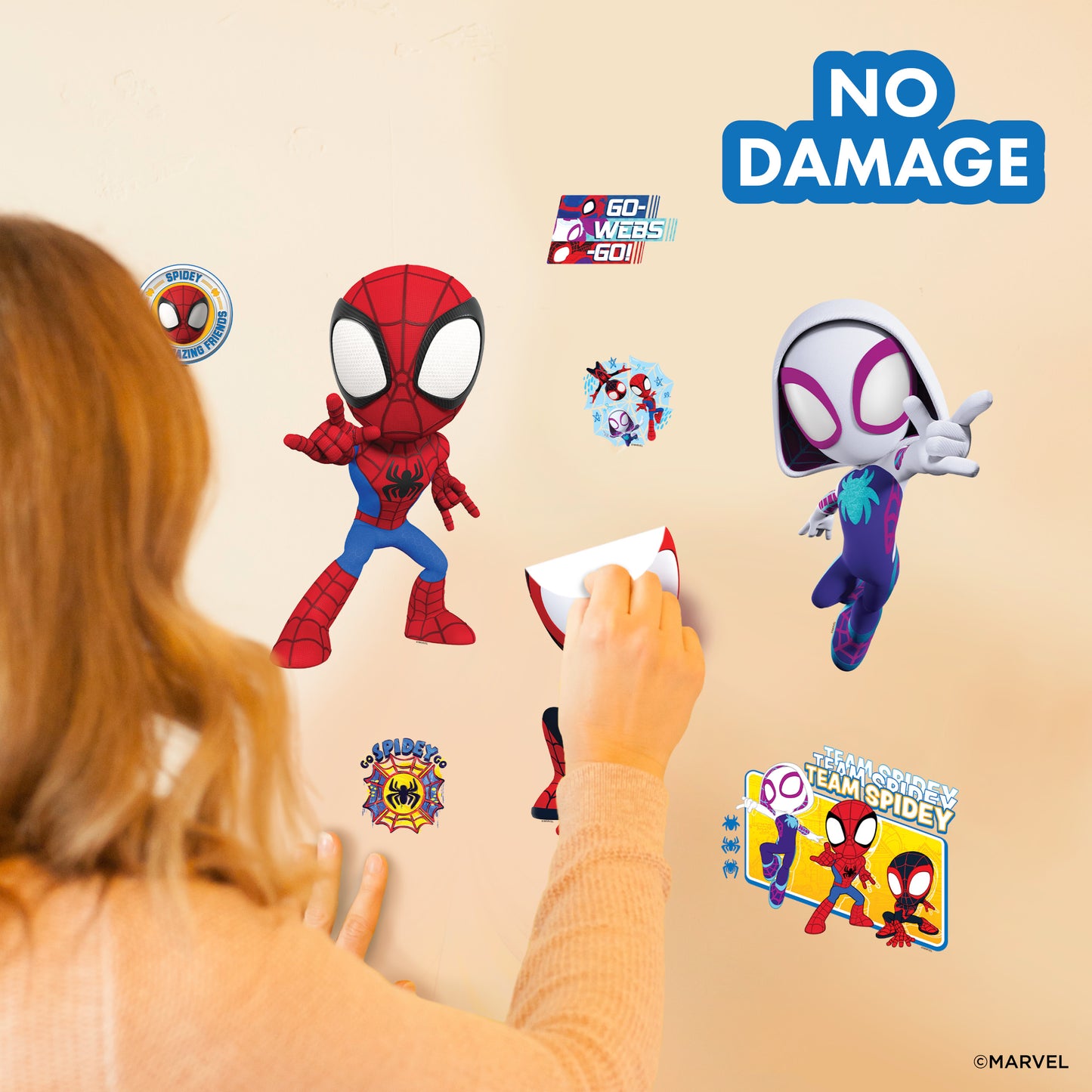 Spidey and His Amazing Friends Group Wall Decal