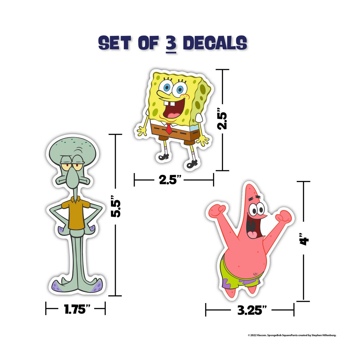 SpongeBob SquarePants Value Decal Pack