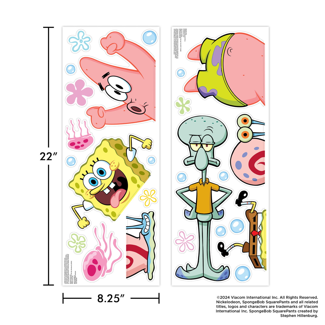 SpongeBob & Friends 2 Wall Decals
