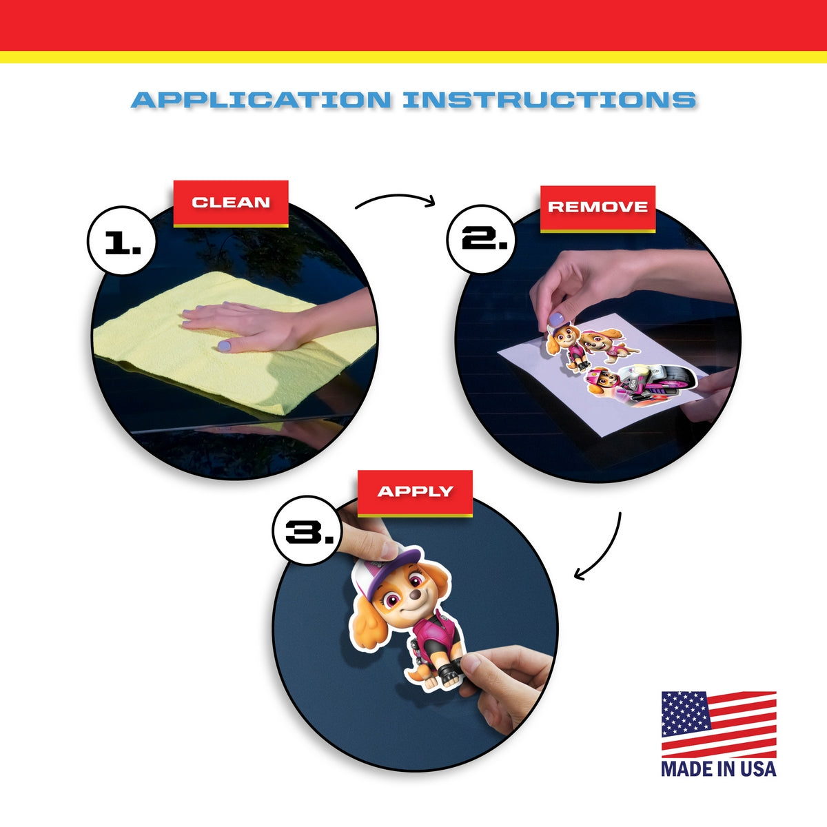 Paw Patrol Skye Decals