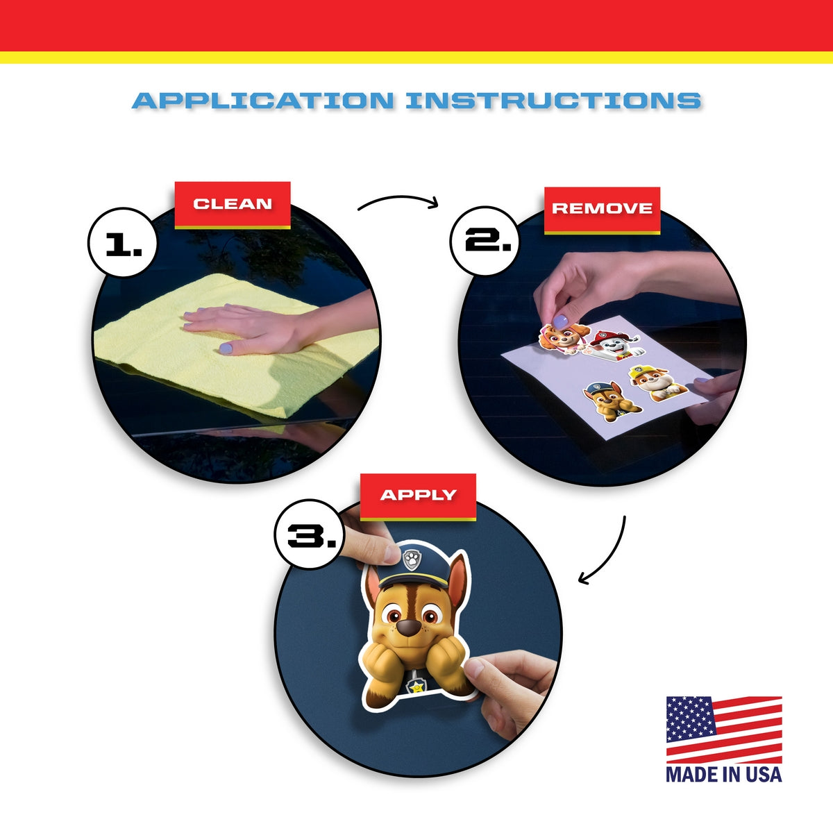 Paw Patrol Peeking Heads Decals