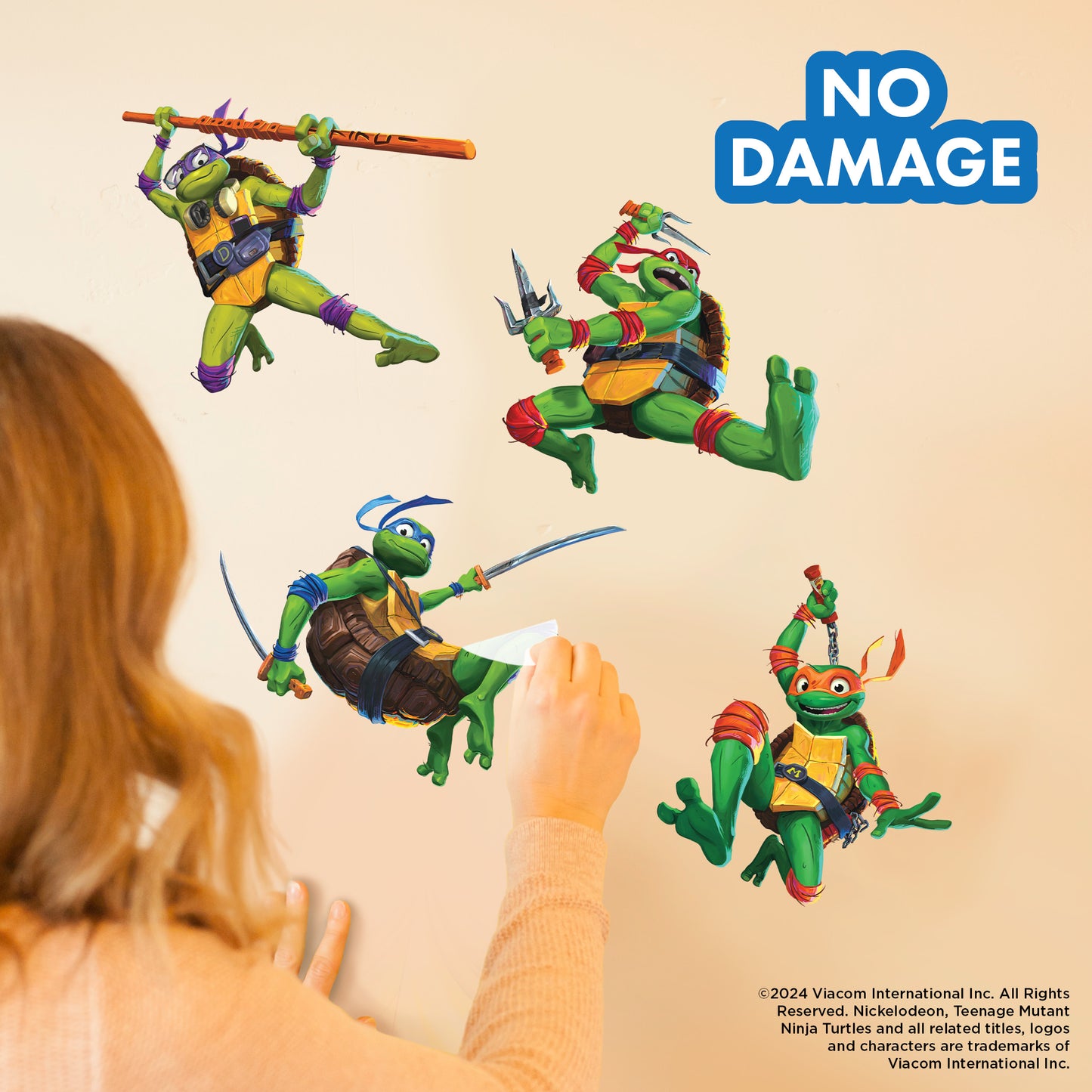 Teenage Mutant Ninja Turtles Mayhem Wall Decals