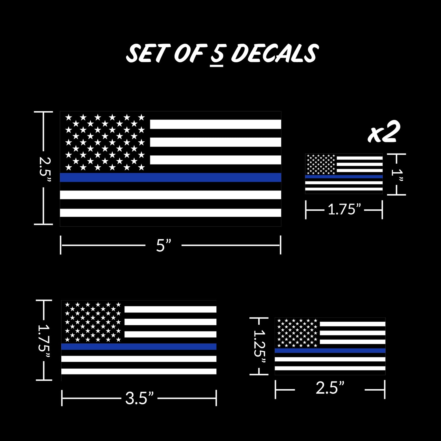 Thin Blue Line Flags