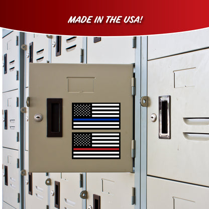 Red/Blue Thin Line Flags
