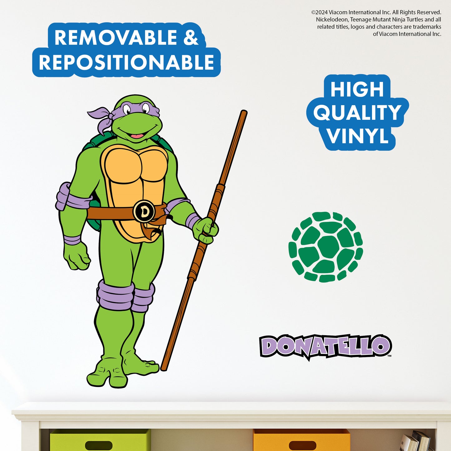 Teenage Mutant Ninja Turtles Donatello Wall Decal