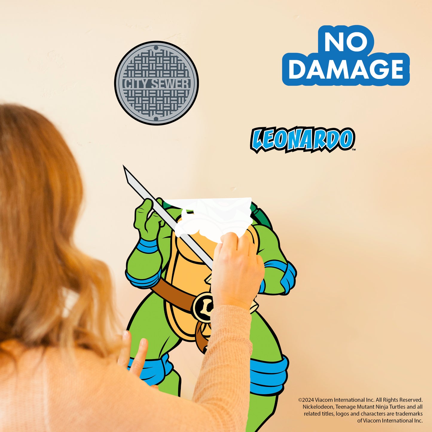 Teenage Mutant Ninja Turtles Leonardo Wall Decal