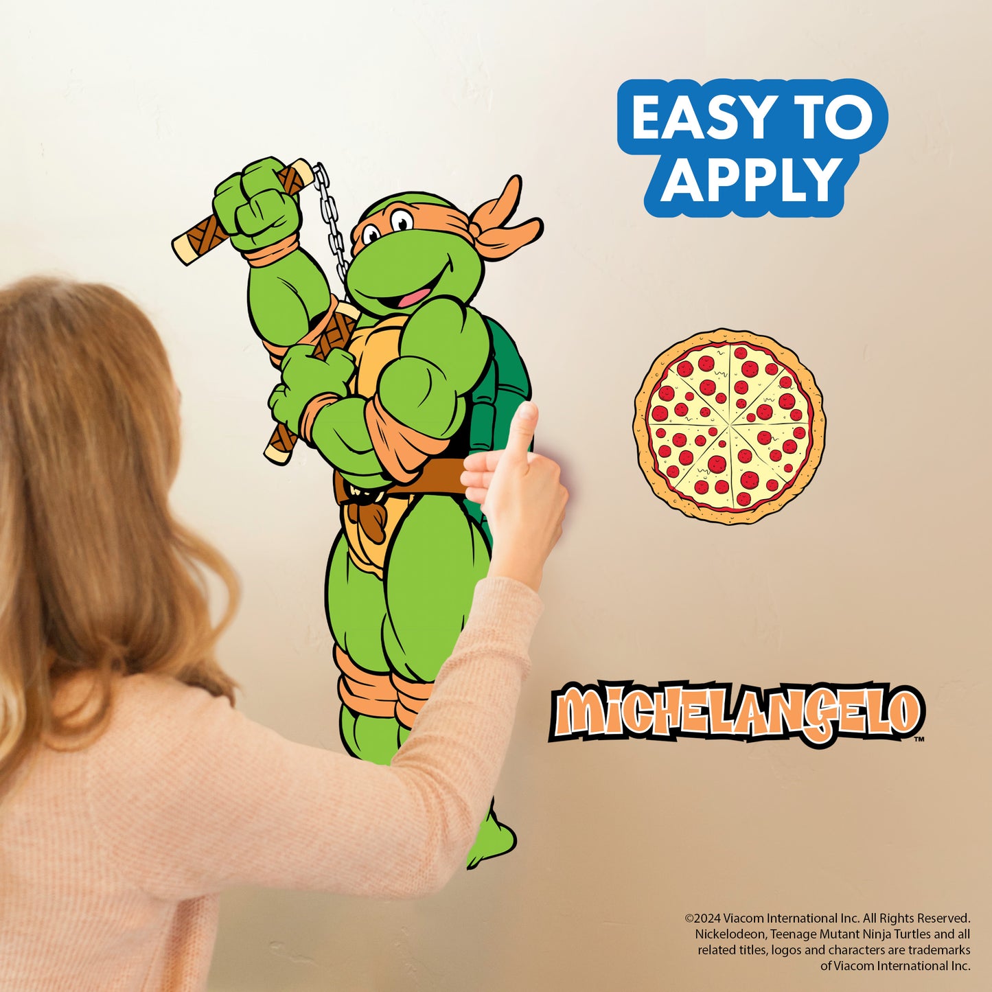 Teenage Mutant Ninja Turtles Michelangelo Wall Decal
