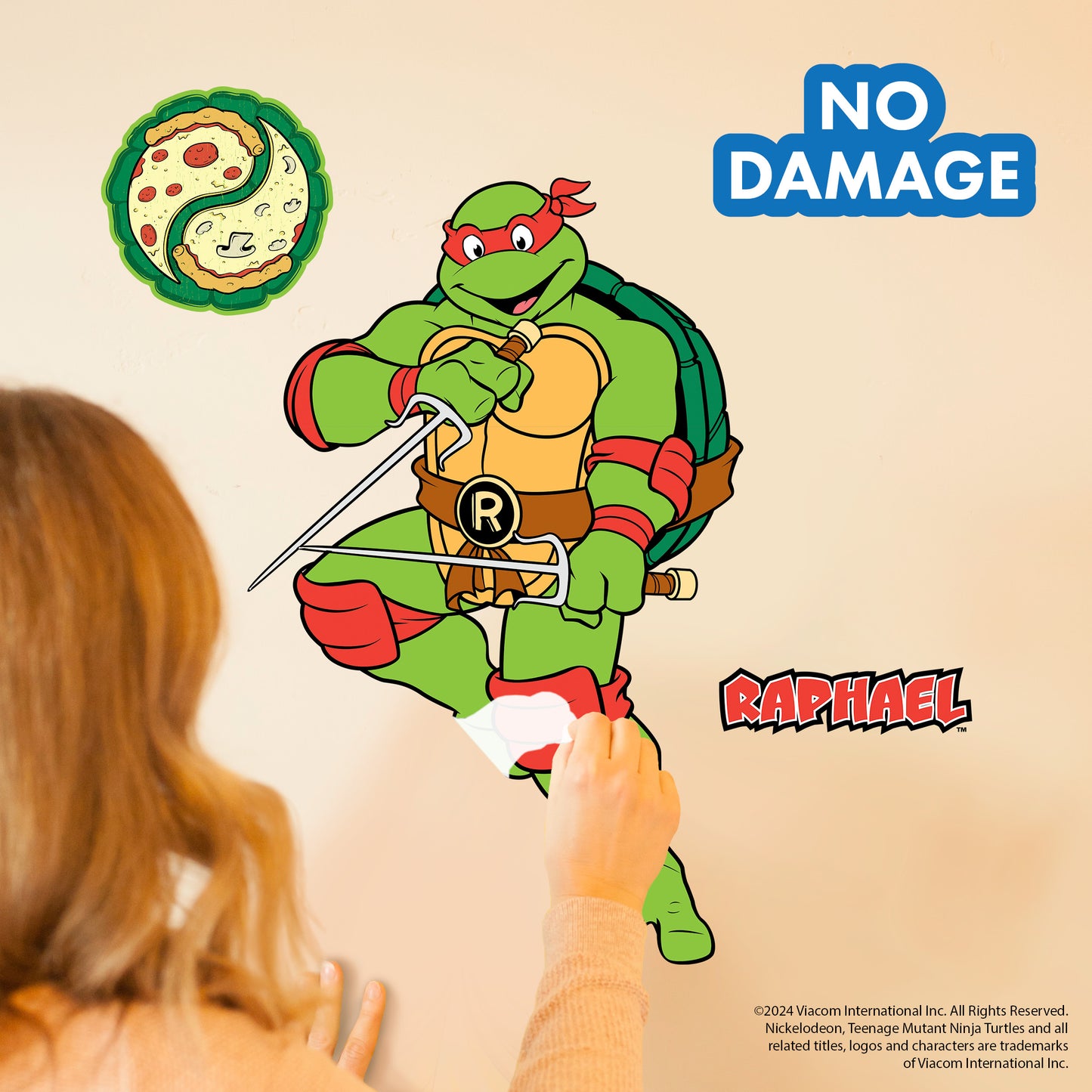 Teenage Mutant Ninja Turtles Raphael Wall Decal