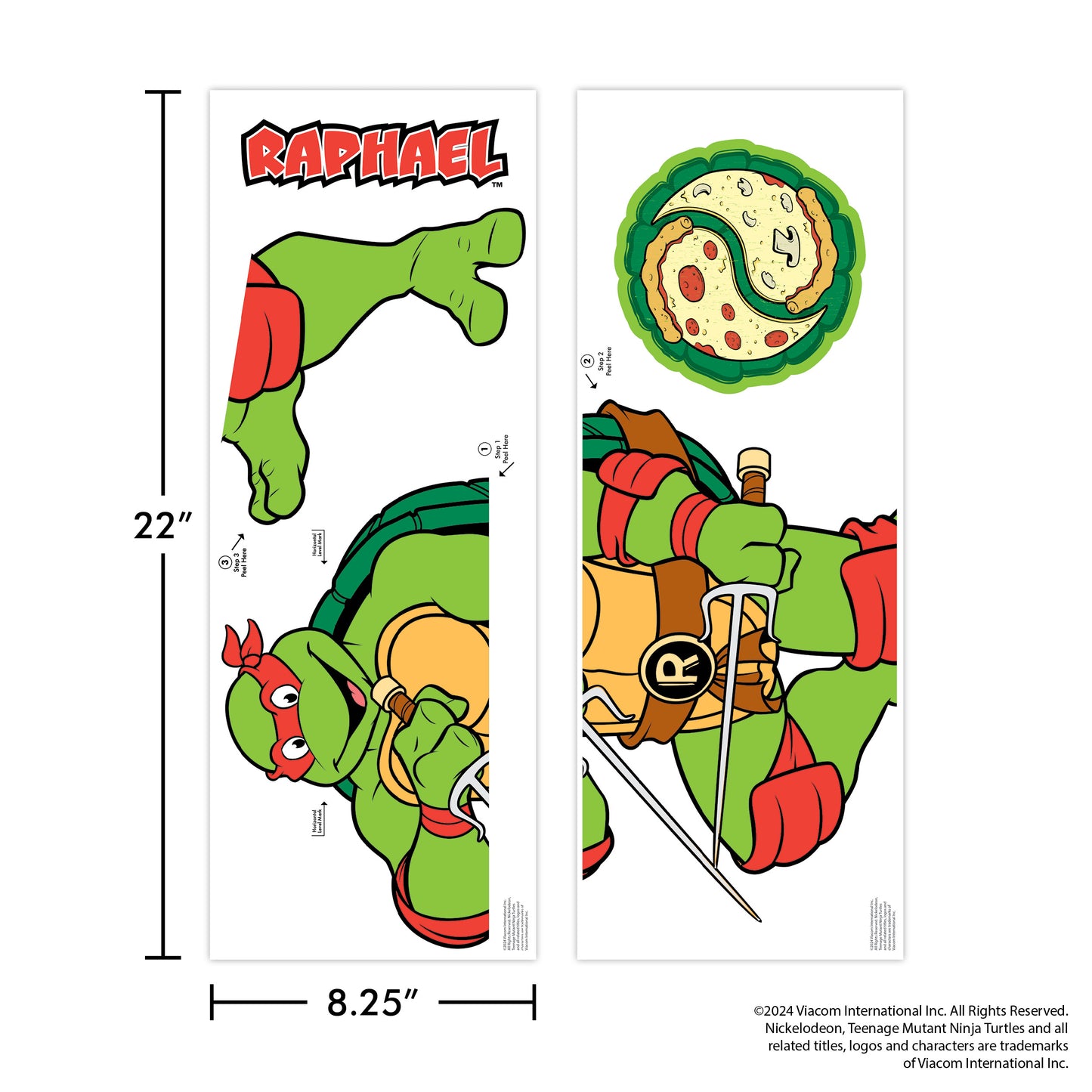 Teenage Mutant Ninja Turtles Raphael Wall Decal