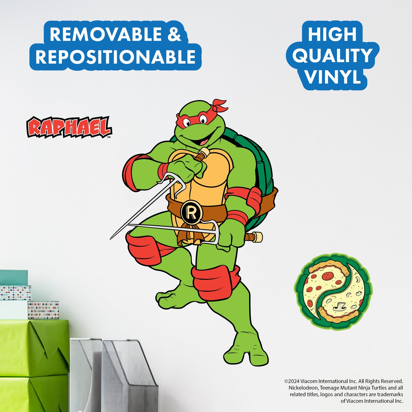 Teenage Mutant Ninja Turtles Raphael Wall Decal