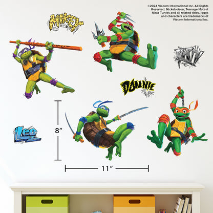 Teenage Mutant Ninja Turtles Mayhem Wall Decals