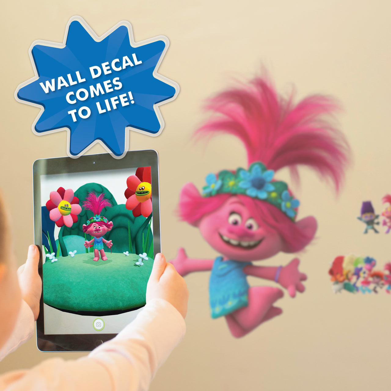 Trolls Poppy Interactive Wall Decal