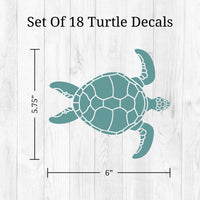 Thumbnail for Neutral Turtles Wall Decals