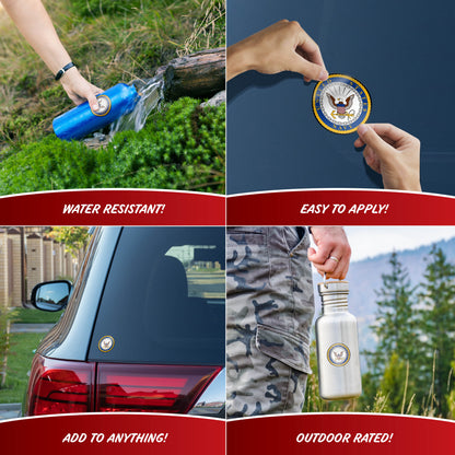 U.S. Navy Logos 4 Pc
